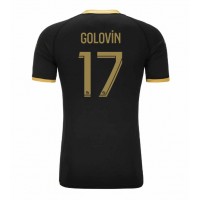 Camisa de time de futebol AS Monaco Aleksandr Golovin #17 Replicas 2º Equipamento 2023-24 Manga Curta